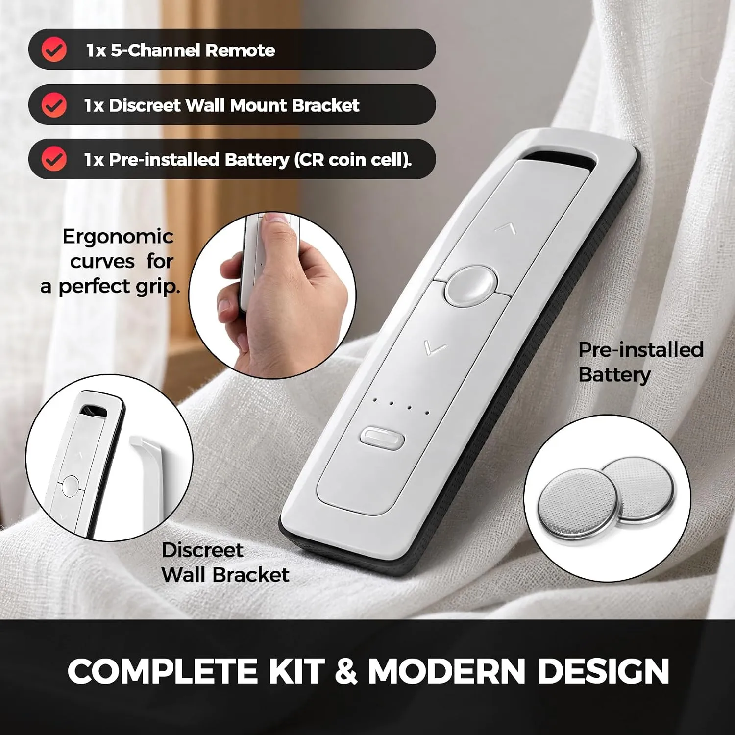 5-Channel RTS Remote Control view 2