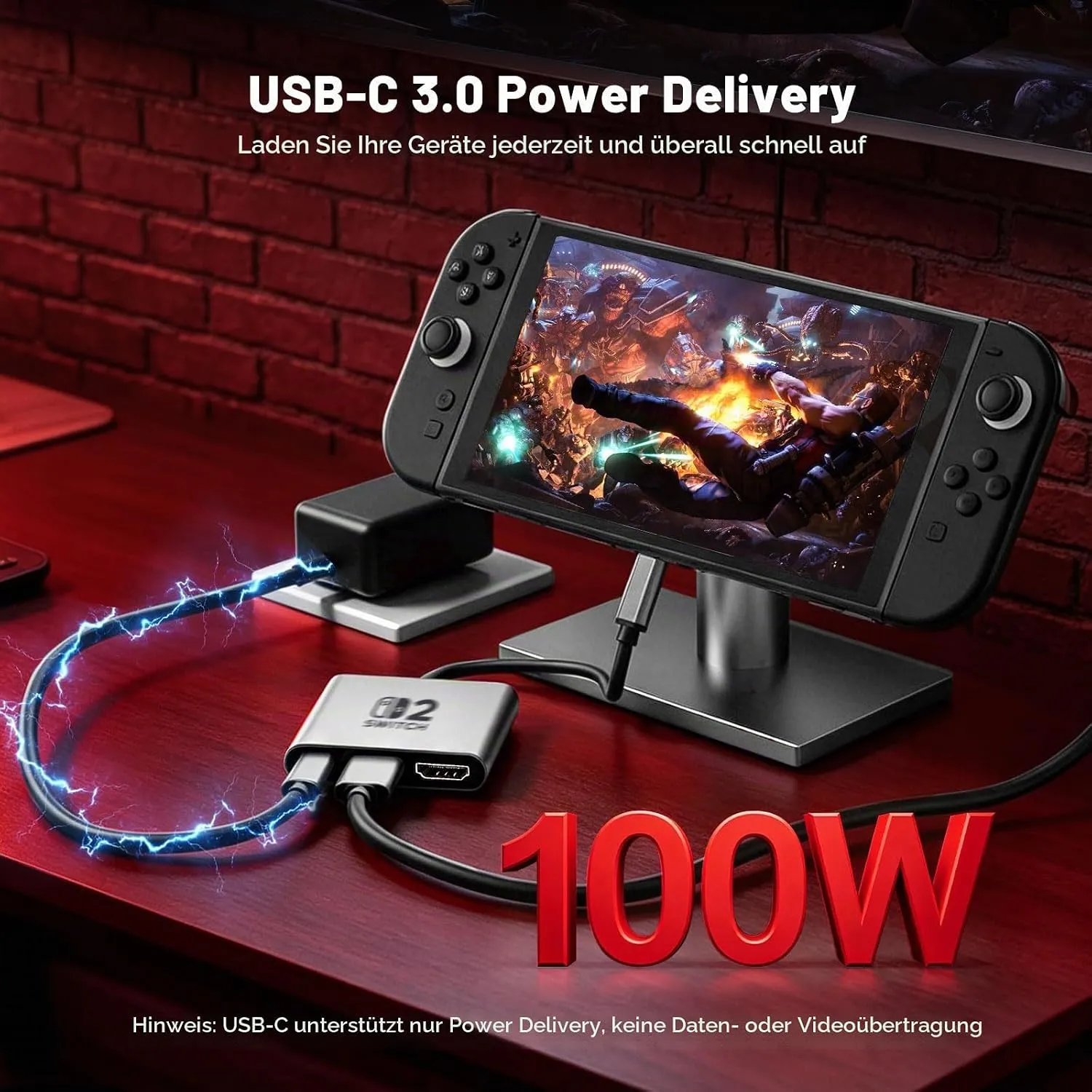 3-in-1 USB-C Dock with 4K 120 Hz HDMI view 3
